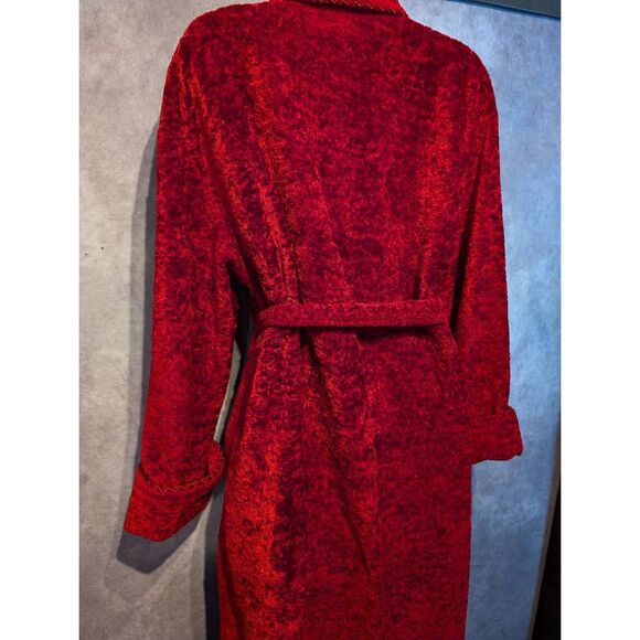 Delicates vintage thick & warm velvet bath robe medium + - Picture 5 of 5